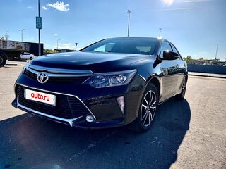 2017 Toyota Camry VII (XV50) Рестайлинг 2, чёрный, 2290000 рублей, вид 3