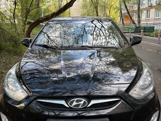 2012 Hyundai Solaris I, чёрный, 850000 рублей, вид 2