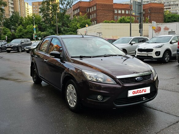 2009 Ford Focus II Рестайлинг, фиолетовый, 450000 рублей - вид 2
