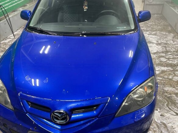 2006 Mazda 3 I (BK) Рестайлинг, синий, 520000 рублей - вид 2