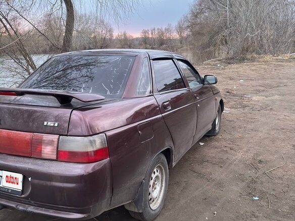 1999 Lada (ВАЗ) 2110, красный, 230000 рублей - вид 6