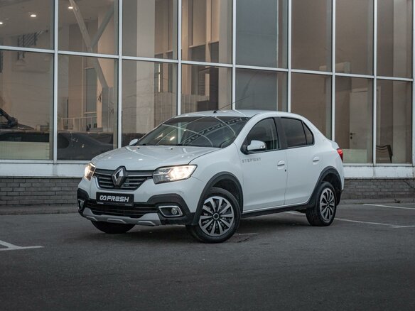 2019 Renault Logan Stepway II Рестайлинг, белый - вид 5