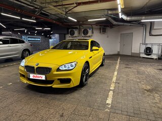 2013 BMW 6 серии Gran Coupe 650i xDrive III (F06/F13/F12), жёлтый, 3700000 рублей, вид 2