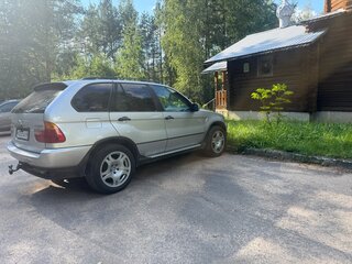 2001 BMW X5 3.0i I (E53), серебристый, 700000 рублей, вид 1