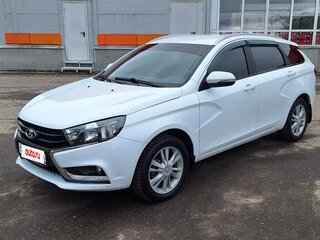 2019 Lada (ВАЗ) Vesta SW I, белый, 820000 рублей, вид 1