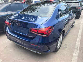 2021 Mercedes-Benz A-Класс 180 Long IV (W177), синий, 1600000 рублей, вид 3