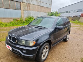 2002 BMW X5 3.0i I (E53), чёрный, 520000 рублей, вид 1
