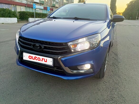 2021 Lada (ВАЗ) Vesta I, синий, 1129999 рублей - вид 12
