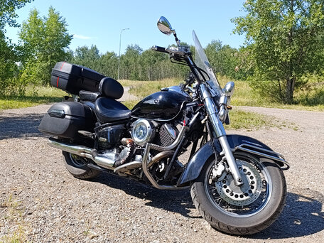 2008 Yamaha XVS1100, чёрный, 540000 рублей, вид 1