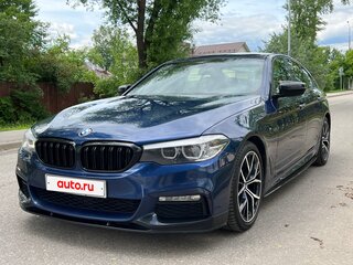 2017 BMW 5 серии 520d xDrive VII (G30/G31/G38), синий, 3160000 рублей, вид 1