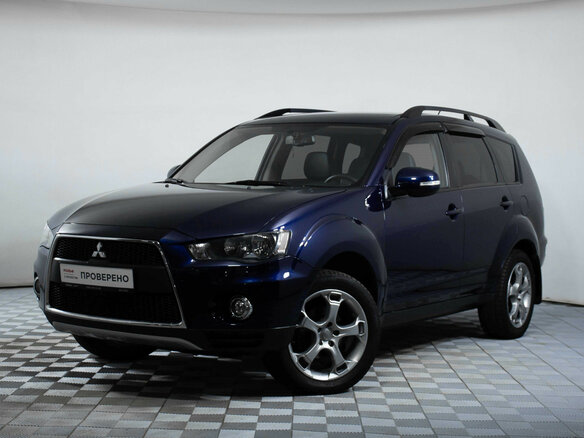 2012 Mitsubishi Outlander II Рестайлинг, синий