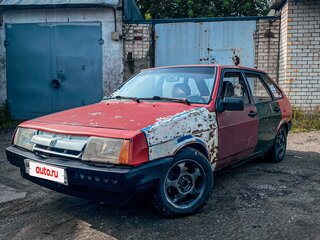 1988 Lada (ВАЗ) 2109, красный, 100000 рублей, вид 2