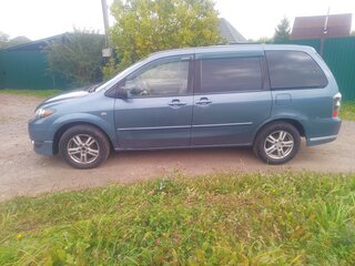 2004 Mazda MPV II (LW) Рестайлинг, синий, 430000 рублей, вид 2