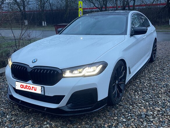 2021 BMW 5 серии 523d VII (G30/G31/G38) Рестайлинг, белый, 5300000 рублей
