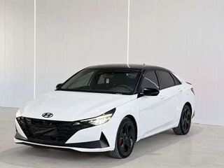 2022 Hyundai Elantra VII (CN7), белый, 1715000 рублей, вид 4