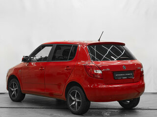 2013 Skoda Fabia II Рестайлинг, красный, 460000 рублей, вид 4