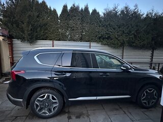 2021 Hyundai Santa Fe IV Рестайлинг, чёрный, 3880000 рублей, вид 4