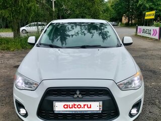 2014 Mitsubishi ASX I Рестайлинг, белый, 1130000 рублей, вид 1