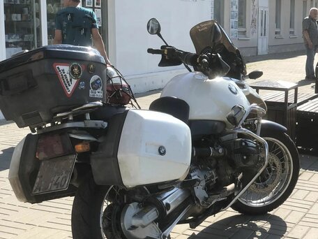 1998 BMW R 1100 GS, белый, 420000 рублей, вид 2