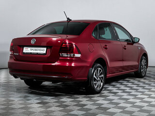 2017 Volkswagen Polo V Рестайлинг, красный, 1098000 рублей, вид 5