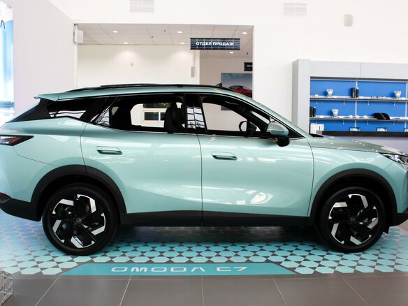2026 Omoda C7, зелёный - вид 26