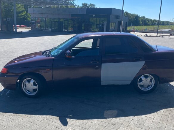 2005 Lada (ВАЗ) 2110, красный, 150000 рублей - вид 7