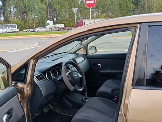 2008 Nissan Tiida I, коричневый, 400000 рублей, вид 5