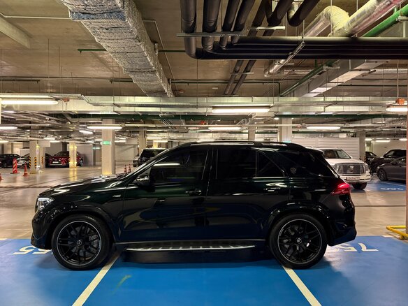 2024 Mercedes-Benz GLE AMG 53 AMG II (V167) Рестайлинг, зелёный - вид 3