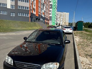2008 Kia Spectra I Рестайлинг 2, чёрный, 345000 рублей, вид 1