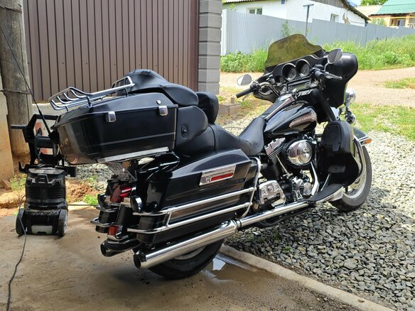 2006 Harley-Davidson Electra Glide, чёрный, 710000 рублей - вид 4