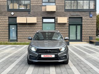 2018 Lada (ВАЗ) Vesta SW I, серый, 1050000 рублей, вид 4