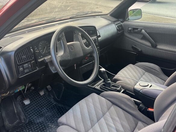 1992 Volkswagen Passat B3, красный, 185000 рублей - вид 7
