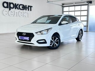 2018 Hyundai Solaris II, белый, 1285000 рублей, вид 1