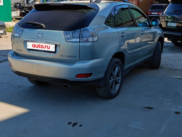 2007 Lexus RX 400h II Рестайлинг, зелёный, 1260000 рублей - вид 4