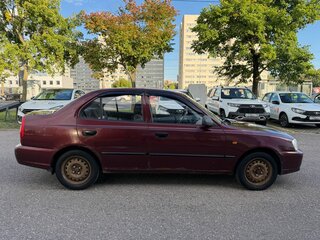 2007 Hyundai Accent ТагАЗ II, красный, 349000 рублей, вид 3
