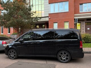 2019 Mercedes-Benz V-Класс Long 250 d длинный III (W447) Рестайлинг, чёрный, 8500000 рублей, вид 3