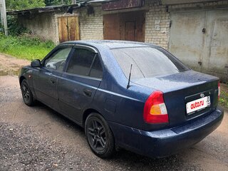 2008 Hyundai Accent ТагАЗ II, синий, 315000 рублей, вид 4