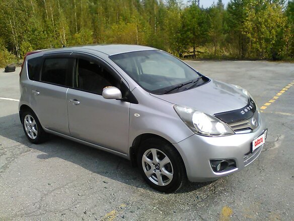 2010 Nissan Note I Рестайлинг, серый, 505000 рублей - вид 7