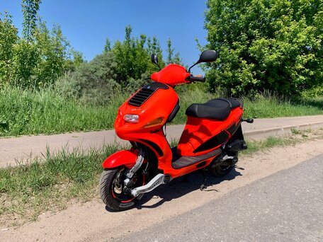1997 Italjet Dragster 125, оранжевый, 499000 рублей, вид 1