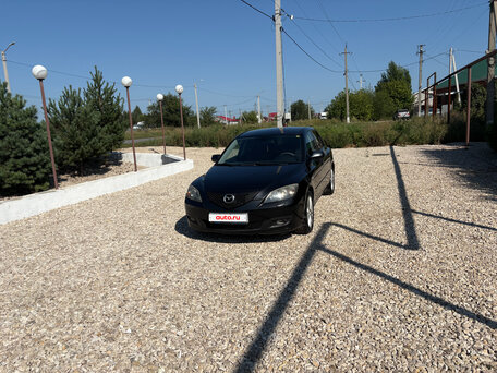 2008 Mazda 3 I (BK) Рестайлинг, чёрный, 531000 рублей, вид 3