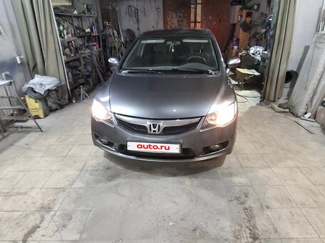 2009 Honda Civic Hybrid VIII Рестайлинг, серый, 478000 рублей, вид 4