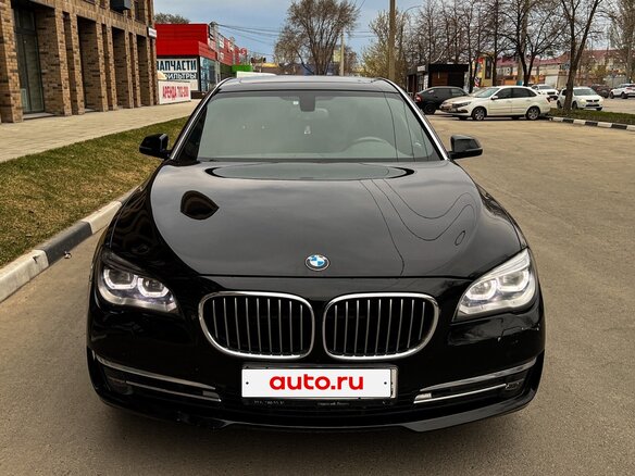 2014 BMW 7 серии Long 750Li xDrive V (F01/F02/F04) Рестайлинг, чёрный, 1650000 рублей