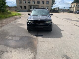 2004 BMW X5 4.4i I (E53) Рестайлинг, чёрный, 1000000 рублей, вид 2