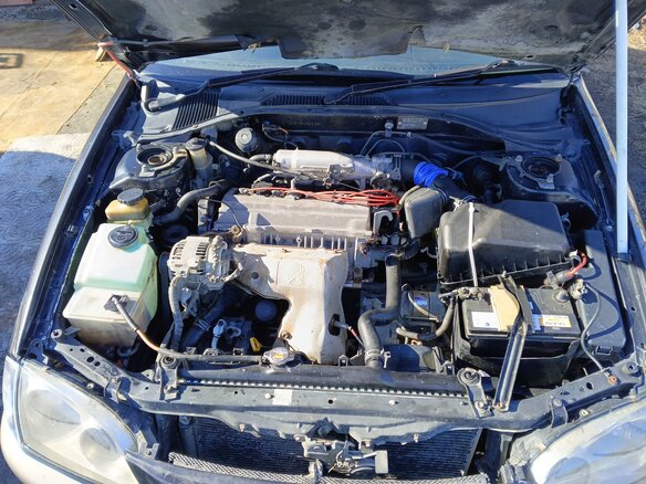 1997 Toyota Caldina II, чёрный - вид 8