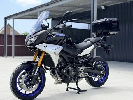 2018 Yamaha MT-09 Tracer (FJ-09), синий, 1050000 рублей, вид 2