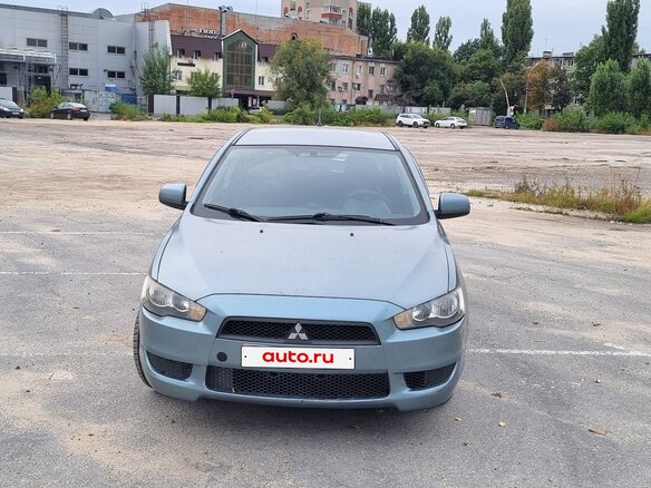 2008 Mitsubishi Lancer X, голубой, 650000 рублей - вид 1