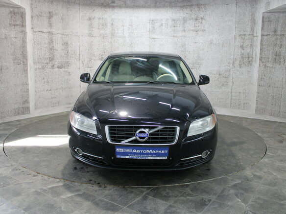 2011 Volvo S80 II Рестайлинг, чёрный - вид 1