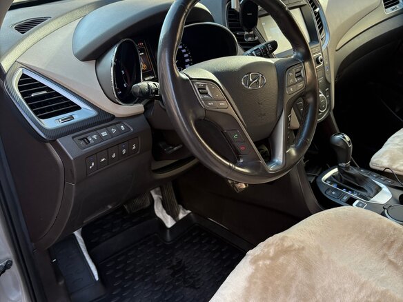 2015 Hyundai Santa Fe III Рестайлинг, бежевый, 2349000 рублей - вид 11