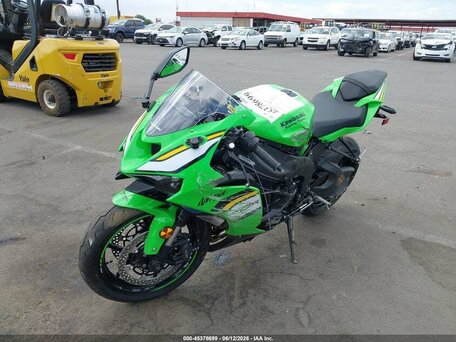 2025 Kawasaki ZX-6R Ninja, зелёный, 886498 рублей, вид 4