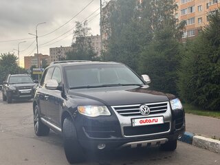 2008 Volkswagen Touareg I Рестайлинг, чёрный, 1250000 рублей, вид 2